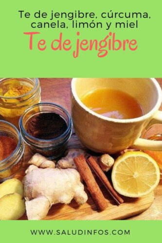 Como hacer té de jengibre con canela curcuma y miel