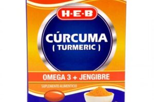 Curcuma turmeric omega 3 y jengibre