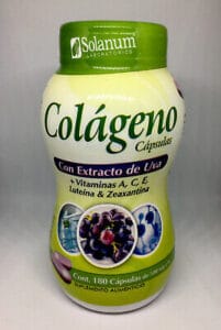 Solanum colageno con extracto de uva para que sirve